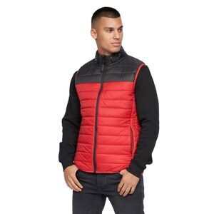 Crosshatch Mens Presnell High-Neck Vest / Red